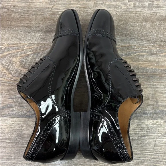 NEW Marc by Marc Jacobs Women’s Black Patent Leather Oxford Shoes (Size 8) - Picture 4 of 10